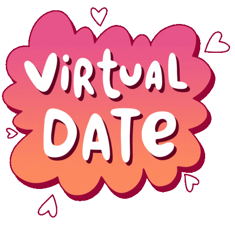 An illustration that says visual date
