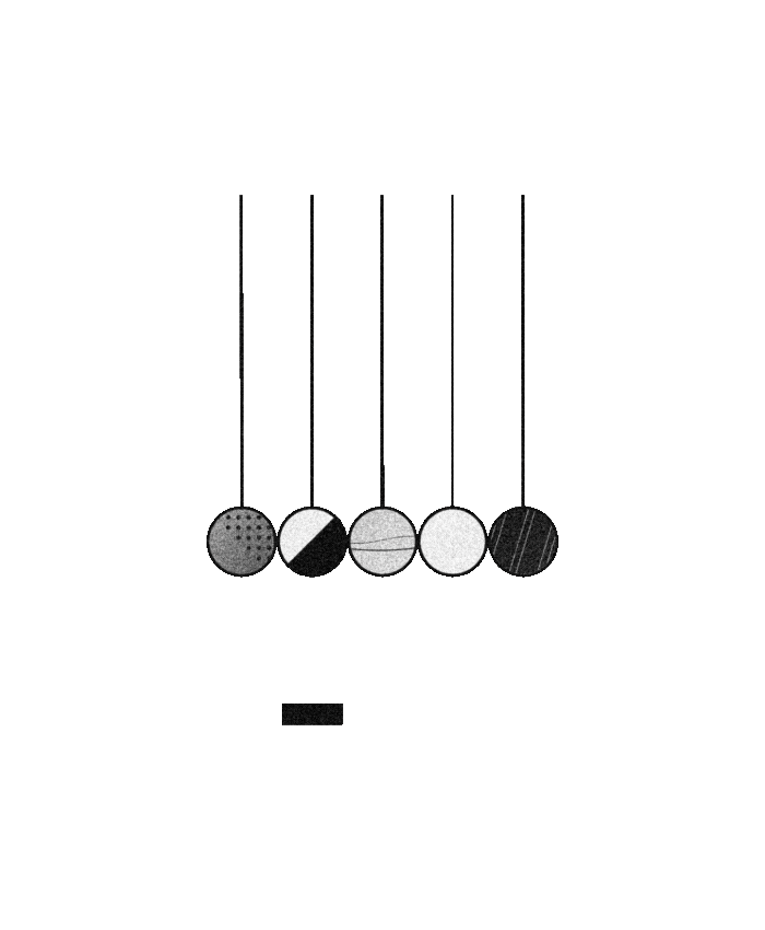 Balls swinging in a Newton's Cradle