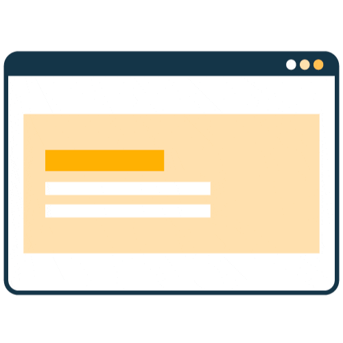 An illustration of a website